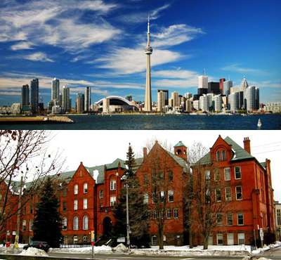 toronto-wycliff Toronto Skyline & Wycliff College - Venue for 2012 Conference